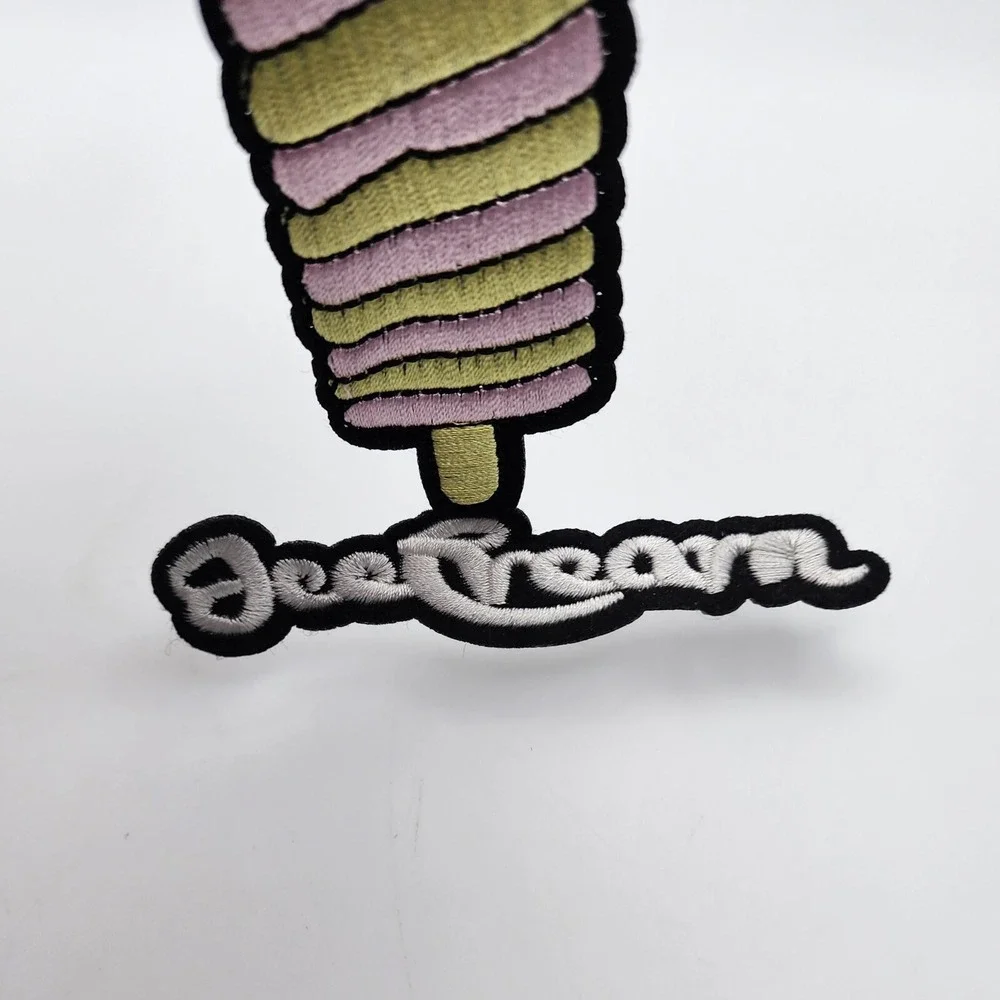ICE CREAM EMBROIDERED PATCH‎